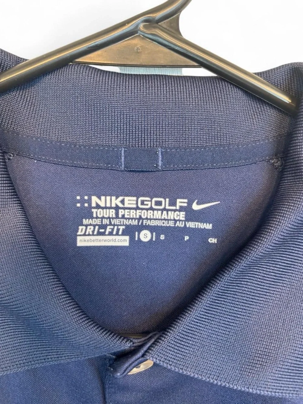Nike Men's Navy Short-Sleeve Polo Shirt
